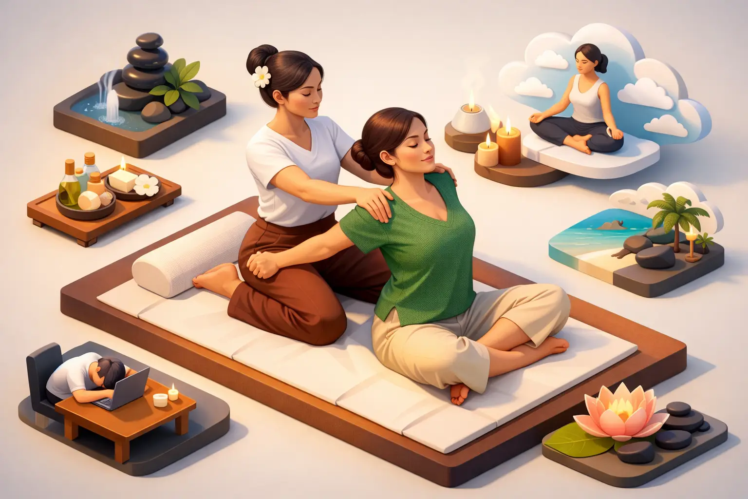 Thai Massage bei Stress - was sie wirklich bringt