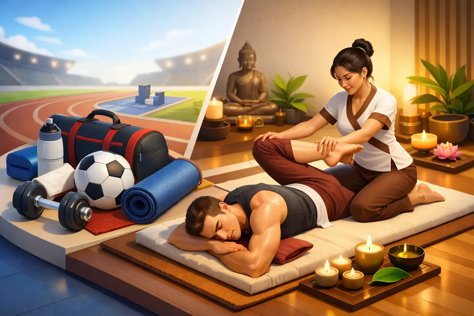 Thai Massage nach Sport - sinnvoll oder zu viel?