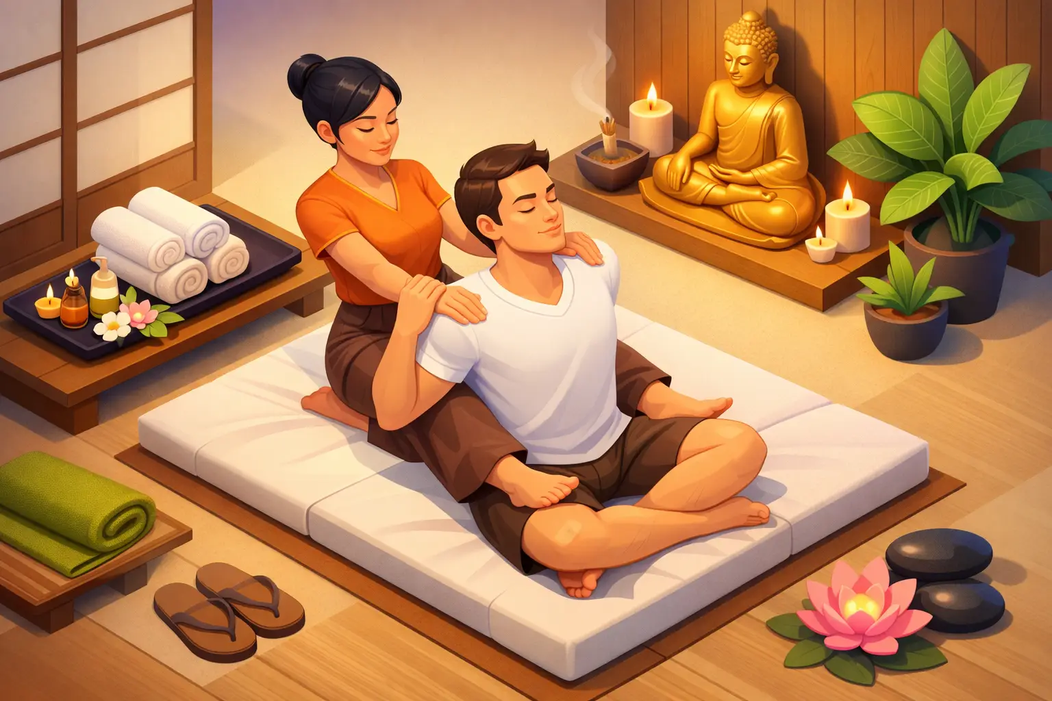 Wie läuft Thai Massage ab? Einfach erklärt